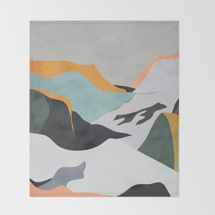 mountains Throw Blanket Gallery Image 2