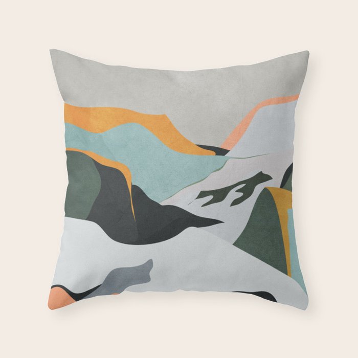mountains Throw Pillow Gallery Image 6