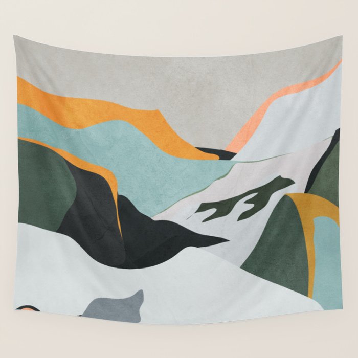 mountains Wall Tapestry Gallery Image 1