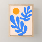 Henri Matisse - Leaves - Blue Mini Art Print Gallery Image 1