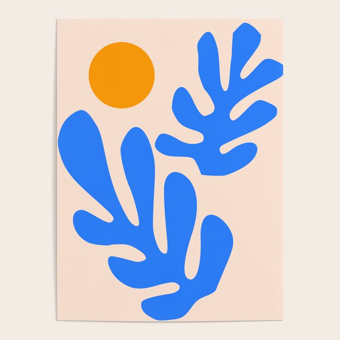 Henri Matisse - Leaves - Blue Poster Gallery Image 4