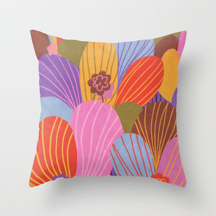 Crocuses Throw Pillow Gallery Image 6