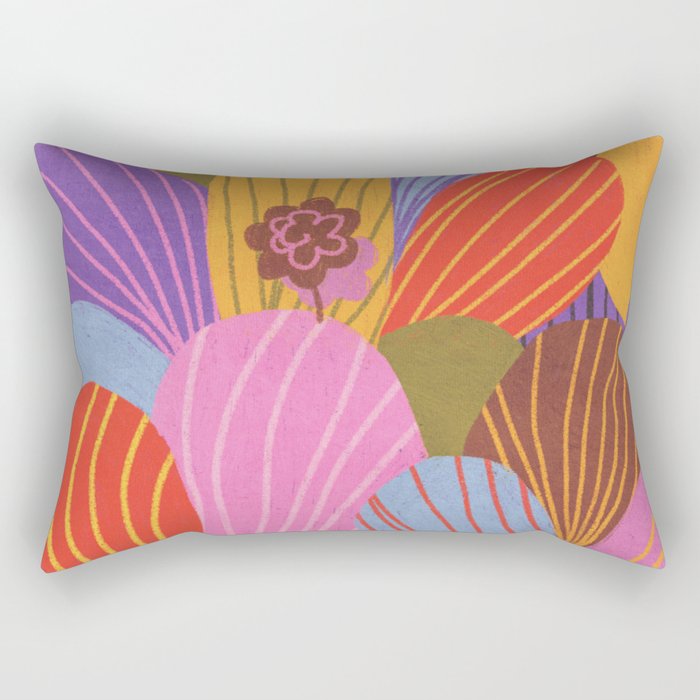Crocuses Rectangular Pillow Gallery Image 2