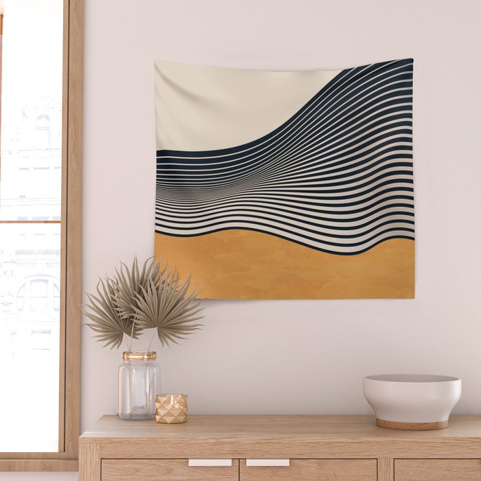 abstract minimal 74 Wall Tapestry Gallery Image 2