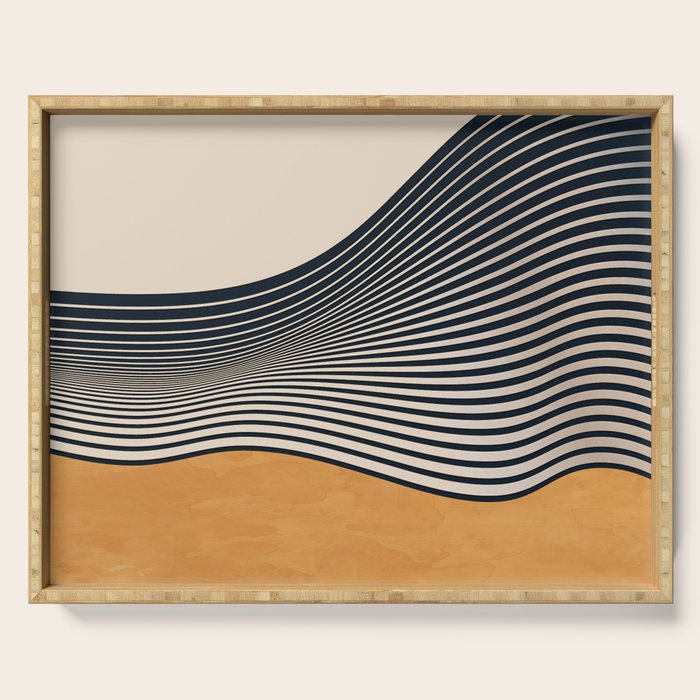 abstract minimal 74 Serving Tray Gallery Image 1