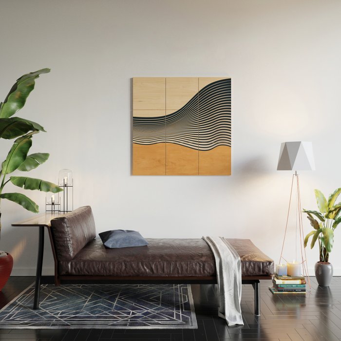 abstract minimal 74 Wood Wall Art Gallery Image 2