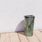 Hosta and Ivy - green nature botanical environment photograph Travel Mug Gallery Image 4