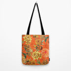 Vintage & Shabby Chic - Warm Sunny Yellow Flower Garden Tote Bag Gallery Image 2