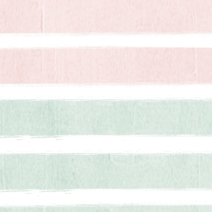 Gender neutral stripes mint pastel pink grey striped pattern nursery art Coffee Mug Gallery Image 2