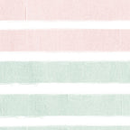 Gender neutral stripes mint pastel pink grey striped pattern nursery art Coffee Mug Gallery Image 2