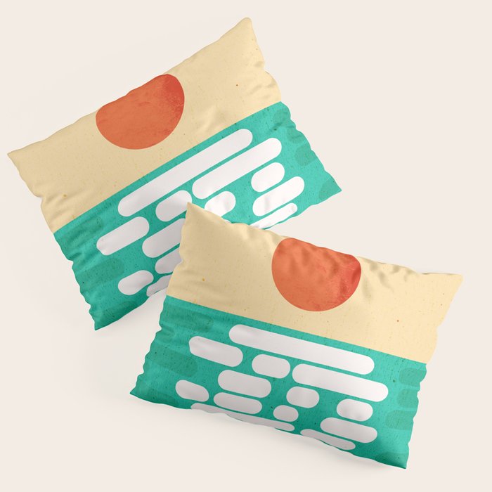 Sun over the sea Pillow Sham Gallery Image 3