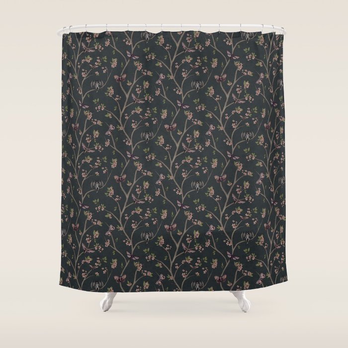 Mothman & Friends Shower Curtain Gallery Image 1