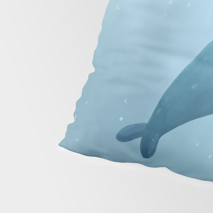 Cute Whale Shark Pillow Sham Gallery Image 4