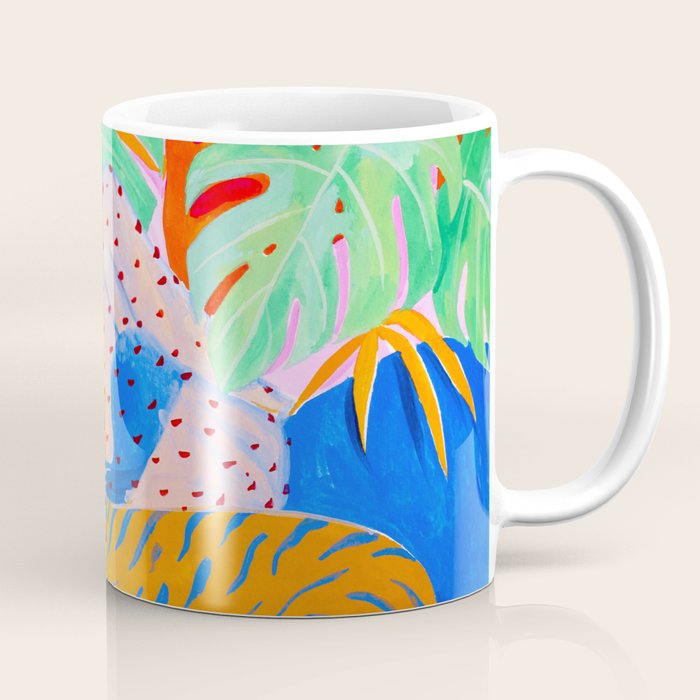 Relaxing with Cat Coffee Mug Gallery Image 1