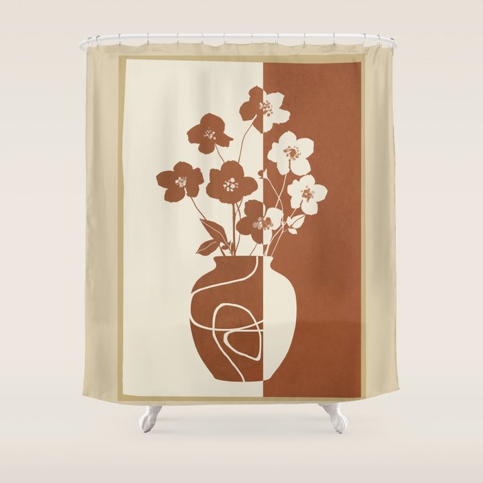 Botanical Contras 5 Shower Curtain Gallery Image 1