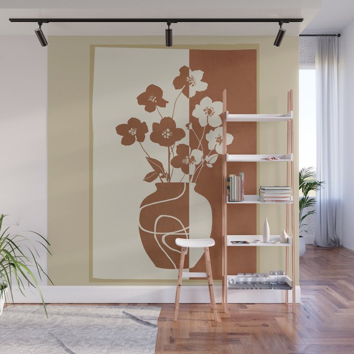 Botanical Contras 5 Wall Mural Gallery Image 1