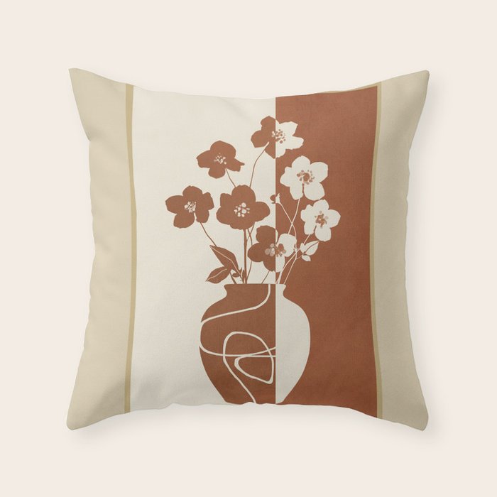 Botanical Contras 5 Throw Pillow Gallery Image 6