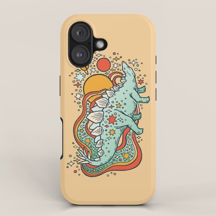 Star Stego | Retro Reptile Palette iPhone Case Gallery Image 1