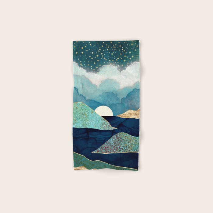 Ocean Clouds Bath Towel Gallery Image 1