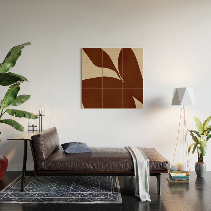 Abstract-botanical 19 Wood Wall Art Gallery Image 2
