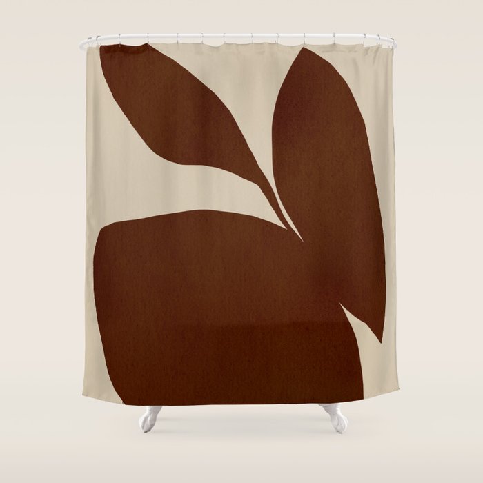 Abstract-botanical 19 Shower Curtain Gallery Image 1