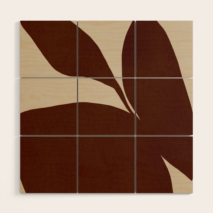 Abstract-botanical 19 Wood Wall Art