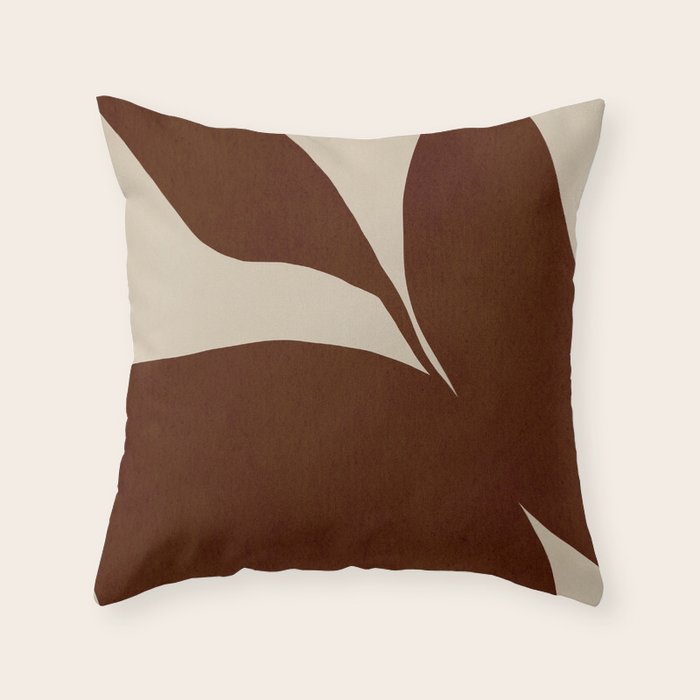 Abstract-botanical 19 Throw Pillow Gallery Image 6