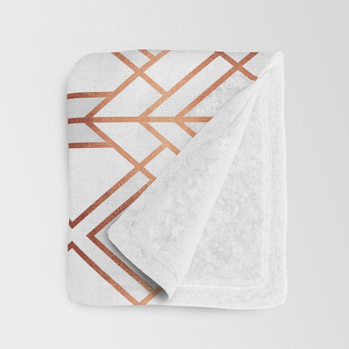 Copper Geo Throw Blanket Gallery Image 3
