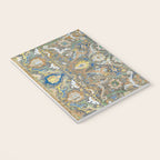 Antique 17th Century Safavid Polonaise Golden Blue Persian Carpet Notebook Gallery Image 3