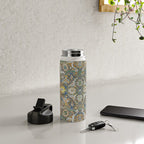 Antique 17th Century Safavid Polonaise Golden Blue Persian Carpet Water Bottle Gallery Image 4