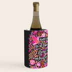 Always Remember - Pink & Charcoal Palette Wine Chiller Gallery Image 2