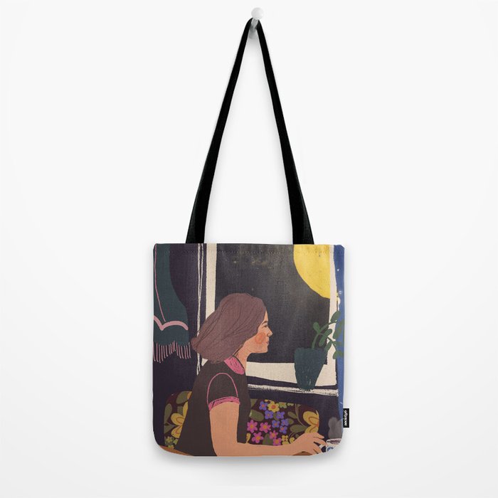Full moon tea Tote Bag Gallery Image 2