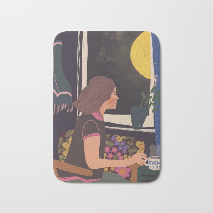 Full moon tea Bath Mat Gallery Image 1