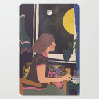 Full moon tea Cutting Board Gallery Image 1