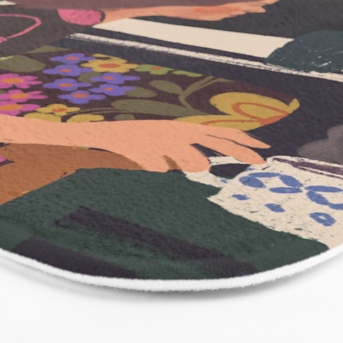 Full moon tea Bath Mat Gallery Image 3