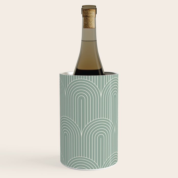 Art Deco Arch Pattern XXXII Wine Chiller Gallery Image 2