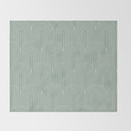 Art Deco Arch Pattern XXXII Throw Blanket Gallery Image 2