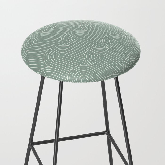 Art Deco Arch Pattern XXXII Stool Gallery Image 2