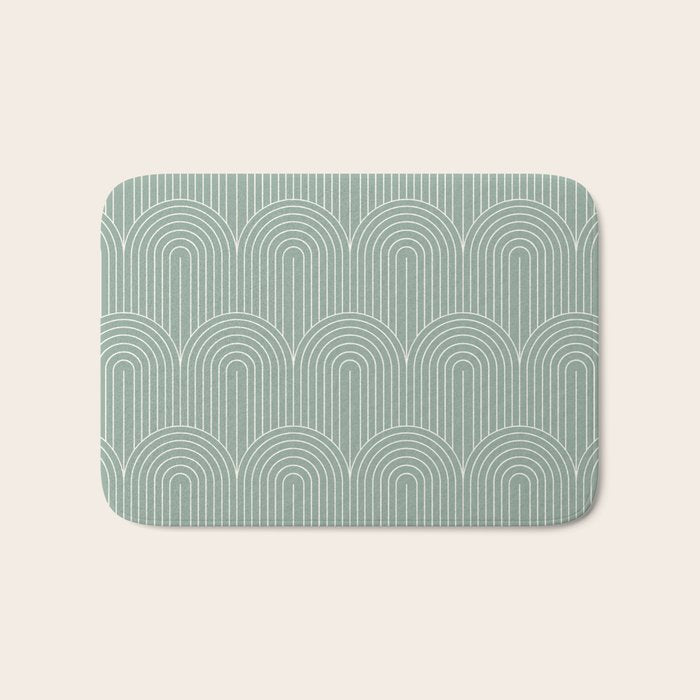 Art Deco Arch Pattern XXXII Bath Mat Gallery Image 1