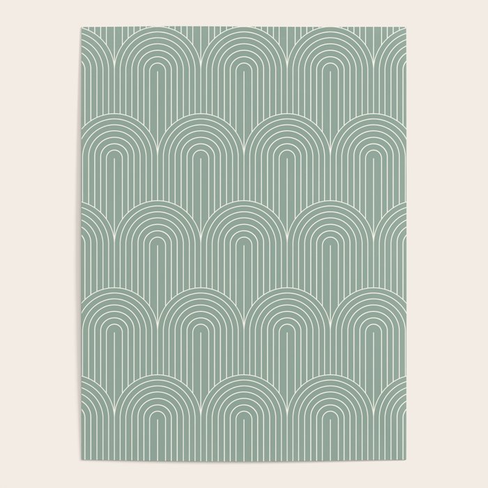 Art Deco Arch Pattern XXXII Poster Gallery Image 1