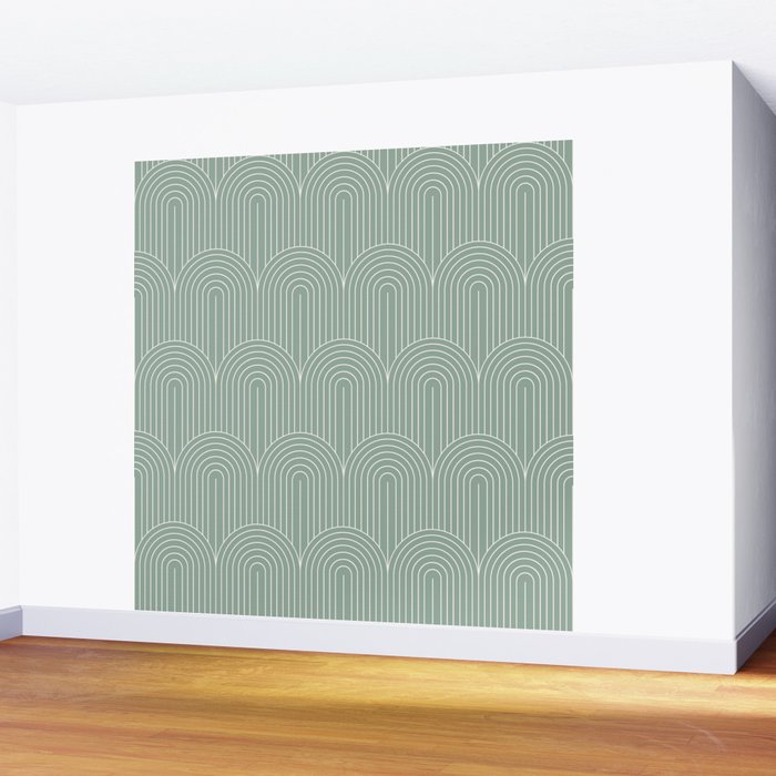 Art Deco Arch Pattern XXXII Wall Mural Gallery Image 2