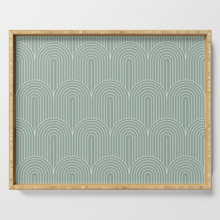 Art Deco Arch Pattern XXXII Serving Tray Gallery Image 1