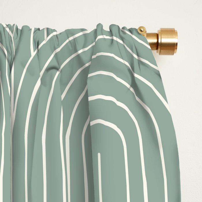 Art Deco Arch Pattern XXXII Window Curtain Gallery Image 2