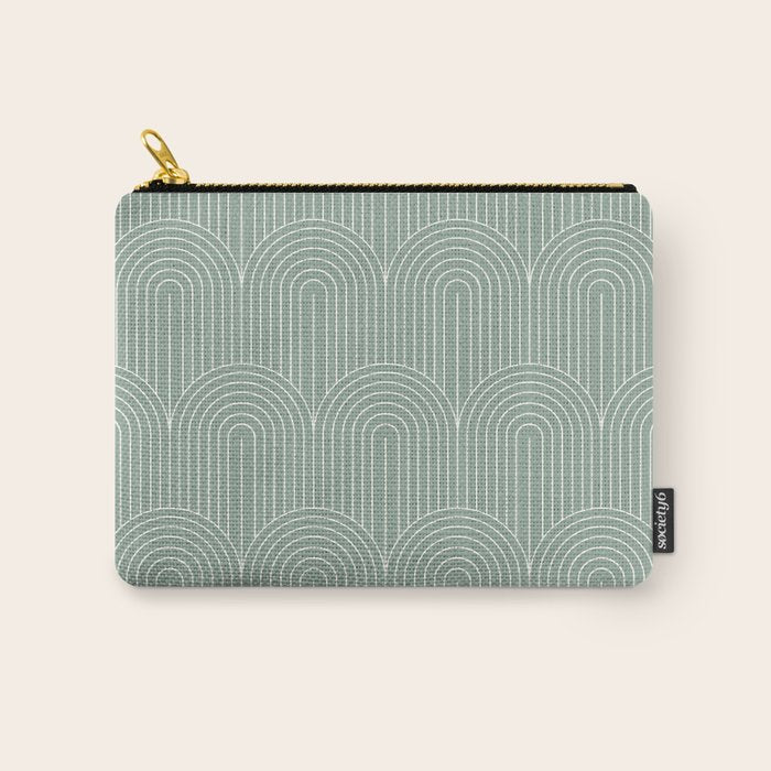 Art Deco Arch Pattern XXXII Carry All Pouch Gallery Image 1