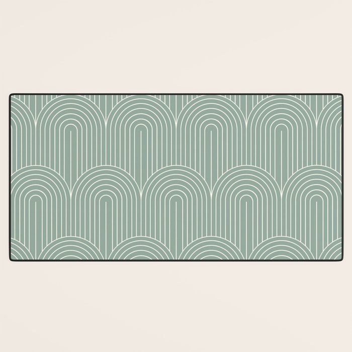 Art Deco Arch Pattern XXXII Desk Mat Gallery Image 3