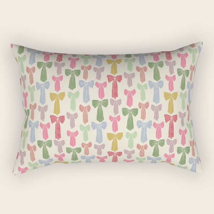 Bows on Bows Rectangular Pillow Gallery Image 1