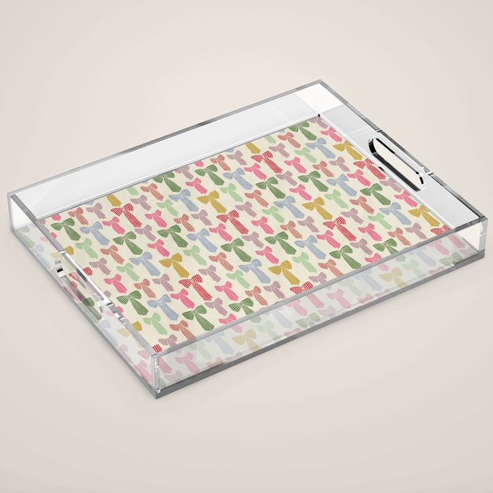 Bows on Bows Acrylic Tray Gallery Image 1