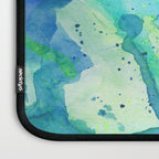 Caribbean Blues Abstract Laptop Sleeve Gallery Image 3