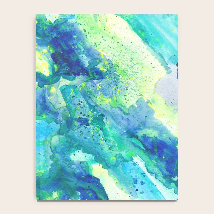 Caribbean Blues Abstract Notebook Gallery Image 4