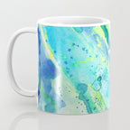 Caribbean Blues Abstract Coffee Mug Gallery Image 3